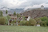 Ladakh - Alchi village, traditional houses 